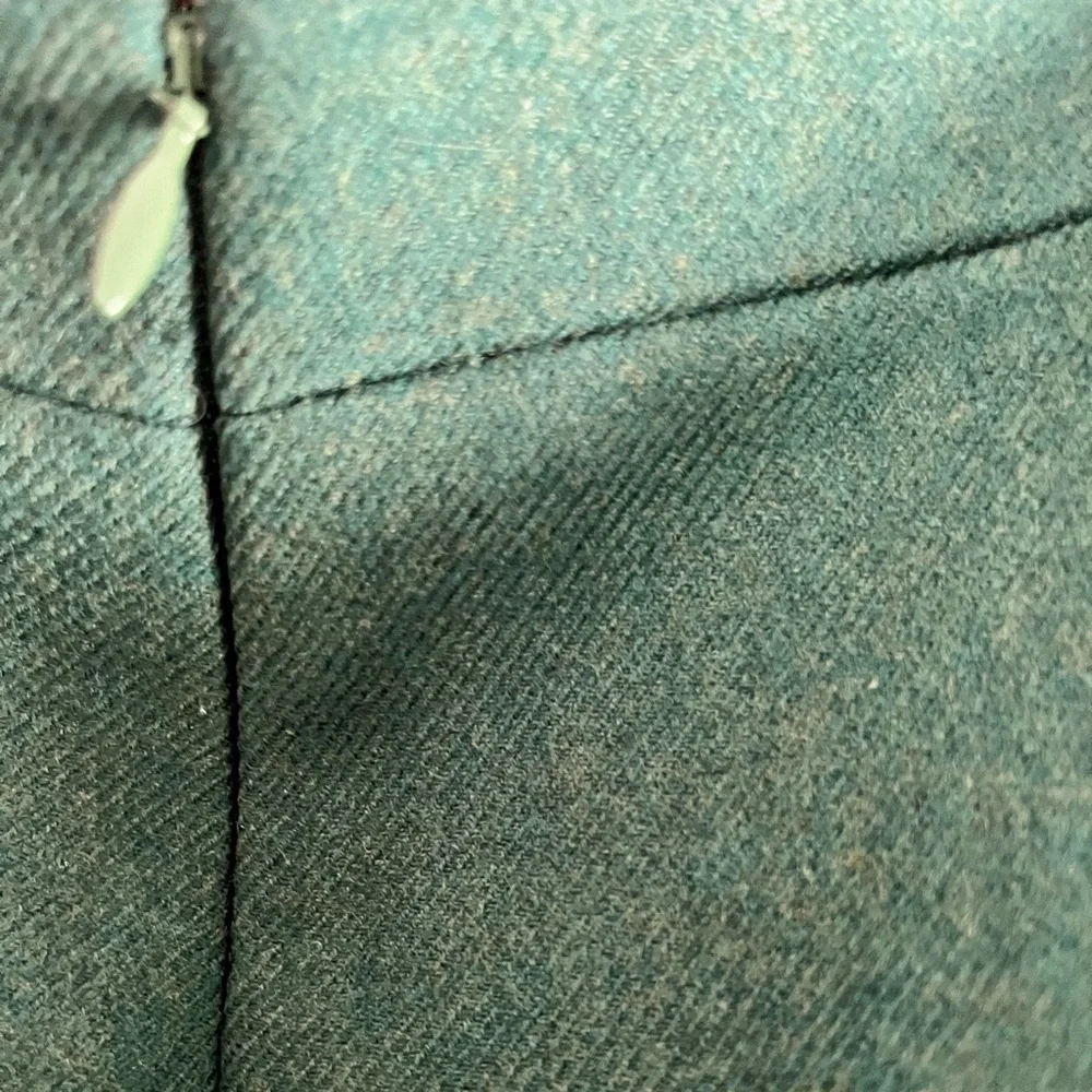 J Crew Skirt Women 0 Green Wool NO. 2 Pencil Ladies Lined Classic Fall Autumn - Picture 4 of 8